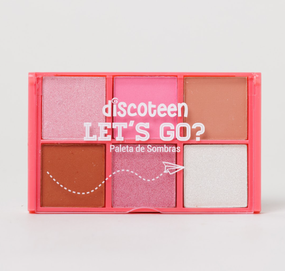 Paleta de Sombra Infantil Coleção Let´s Go - Discoteen