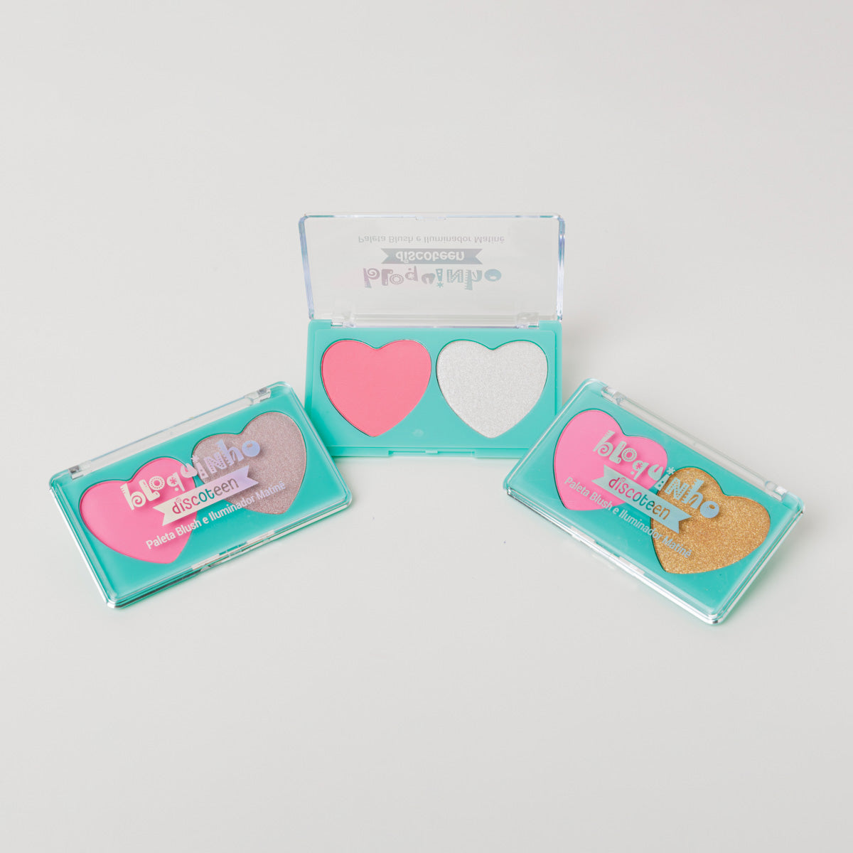 Blush e Iluminador Coleção Bloquinho - Discoteen