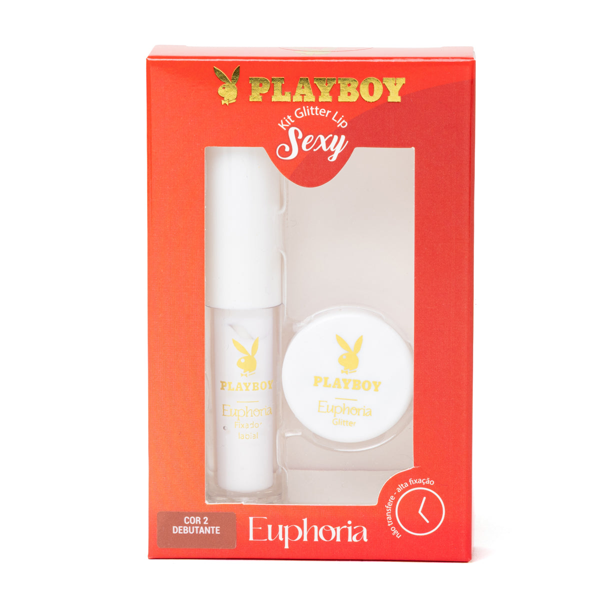 Kit Glitter Lip Sexy Coleção Euphoria - Playboy Beauty