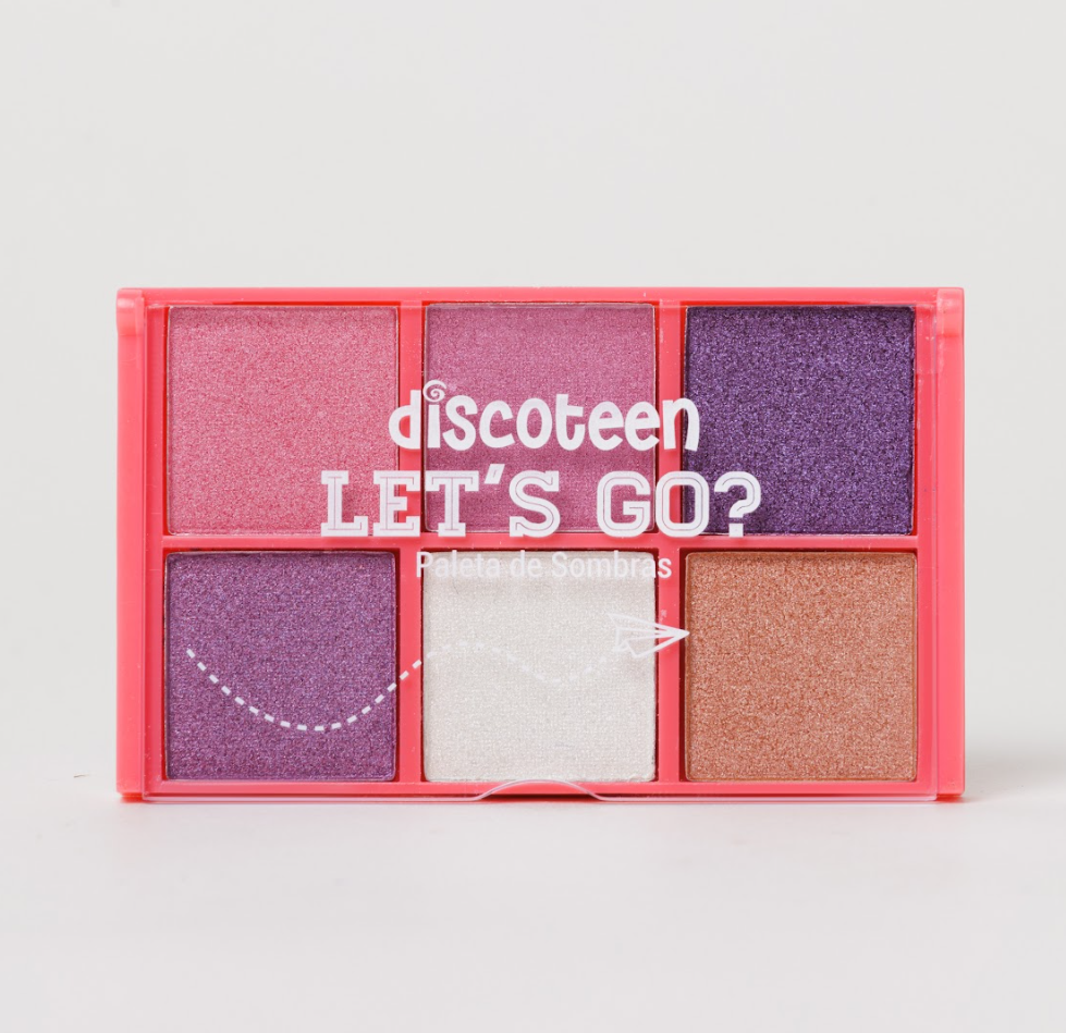 Paleta de Sombra Infantil Coleção Let´s Go - Discoteen