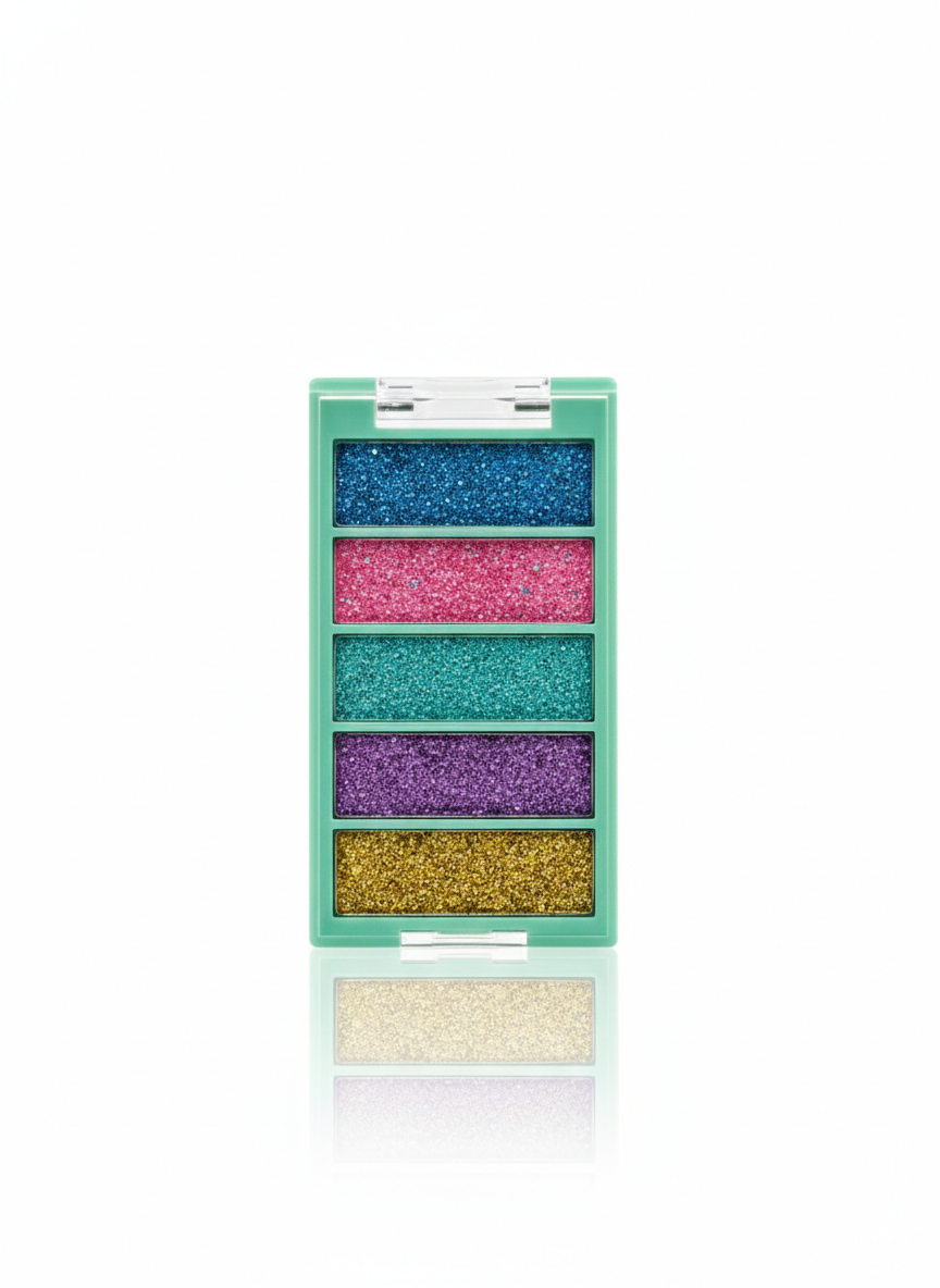 Paleta de Sombra Glitter Samba Coleção Bloquinho - Discoteen Beauty