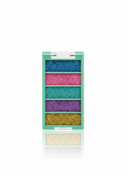 Paleta de Sombra Glitter Samba Coleção Bloquinho - Discoteen Beauty