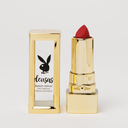 Batom Velvet Coleção Deusas - Playboy Beauty