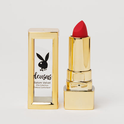Batom Velvet Coleção Deusas - Playboy Beauty