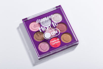 Paleta de Sombras Coleção Miga to On - Discoteen