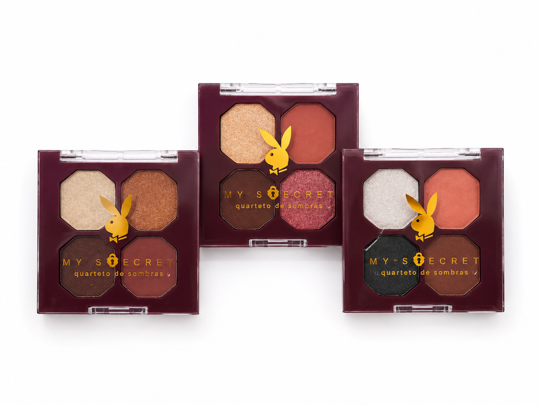 Paleta de Sombras Quarteto My Secret - Playboy Beauty