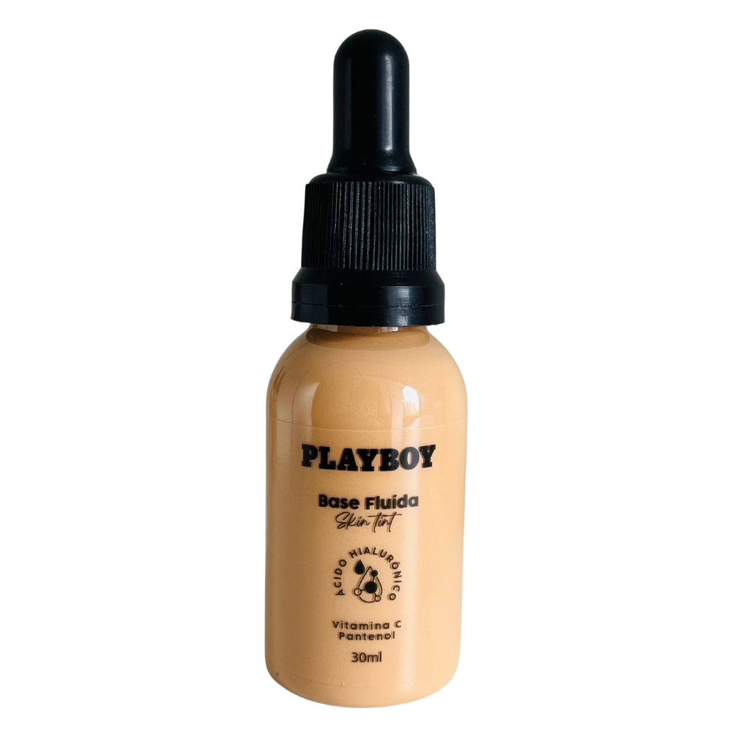Base Fluída Cobertura Media a Alta, Soft Tint Oil-Free Acabamento Natural - Playboy