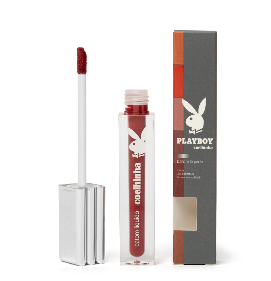 Batom Líquido Alta Fixação Coelhinha - Playboy Beauty