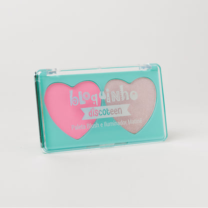 Blush e Iluminador  Coleção Bloquinho - Discoteen