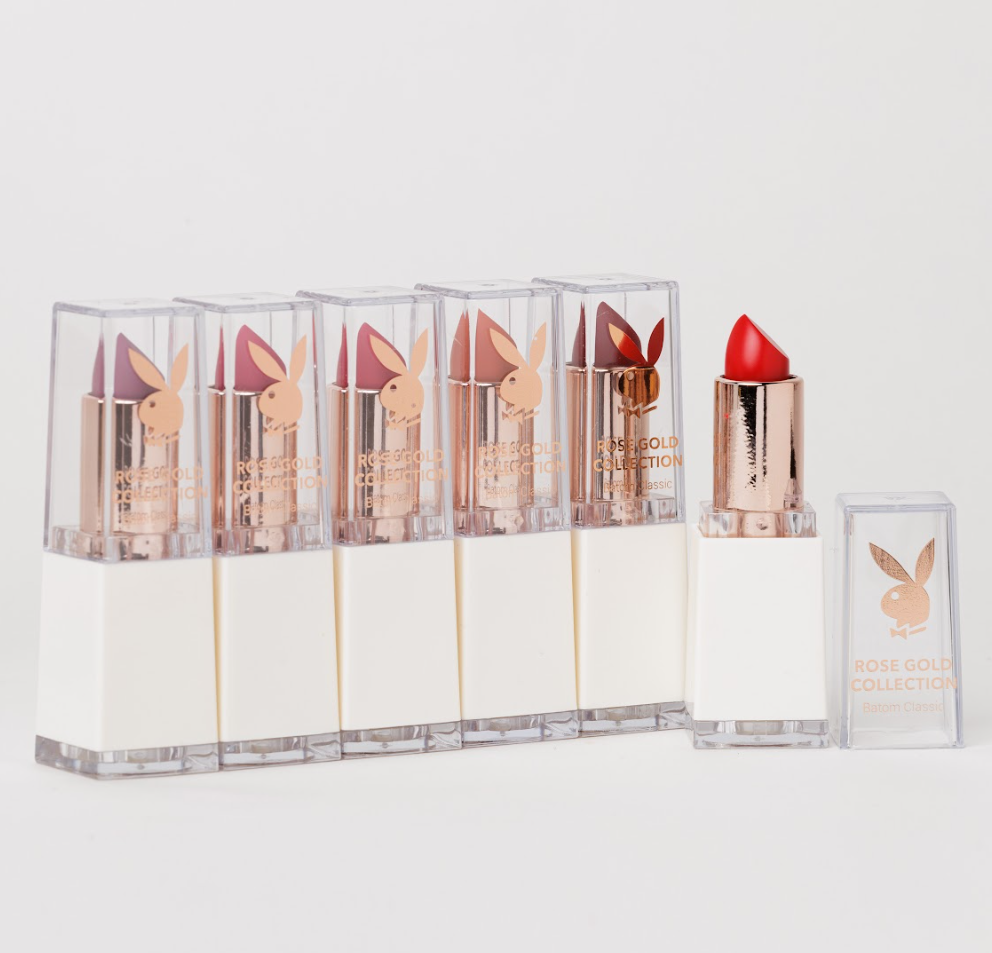 Batom Coleção Rose Gold - Playboy Beauty